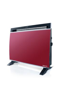 Convection heater TAURUS glass red 1500w
