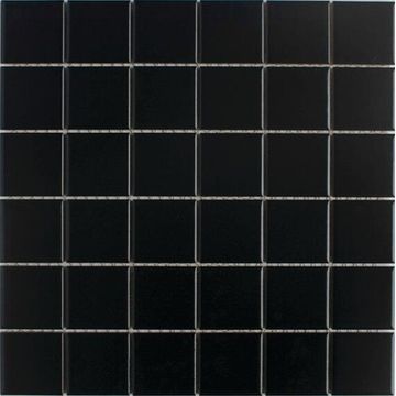 Mosaic Ceramic Black Matt 300X300MM