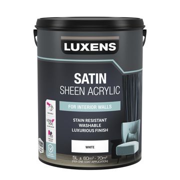 Luxens Satin Sheen White 5L