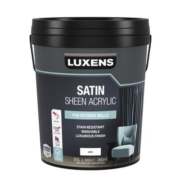 Luxens Satin Sheen White 20L