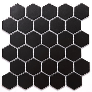Mosaic Ceramic Hexagon Black 271X282MM