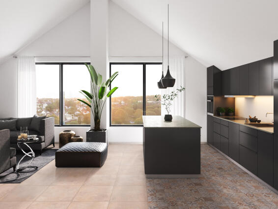 Floor tile ceramic manhattan beige 500x500mm