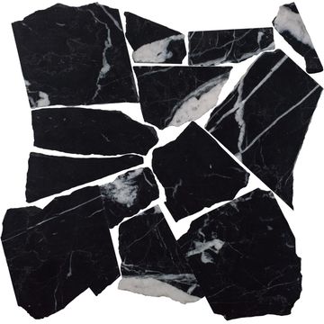 Mosaic Salt Rock Marquina Bits 300X300MM 