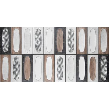 Wall Tile Ceramic Graphico Brown 300X600MM (0.9m2/box)