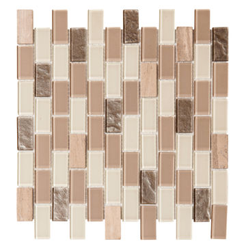 Mosaic Glass & Brick Tile FALCON Capulet 325x300mm