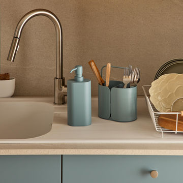 Delinia Kitchen Soap Dispenser Blue Iceberg
