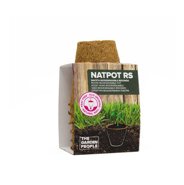 Pot, Natural Pot, Round, NATCARE, 6cm, Set of 6