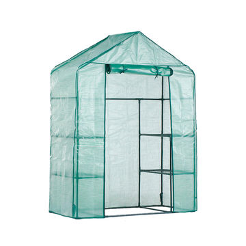 Natcare Greenhouse Walk-in 4 Shelves L143cmxD73cmxH195cm