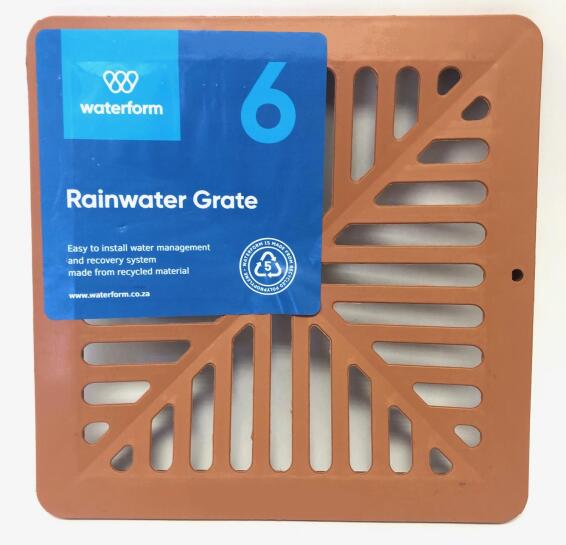 PVC Pit Grate Terra Cotta WATERFORM