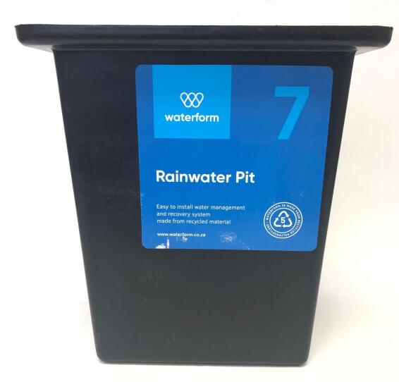 PVC Drain Pit Black WATERFORM