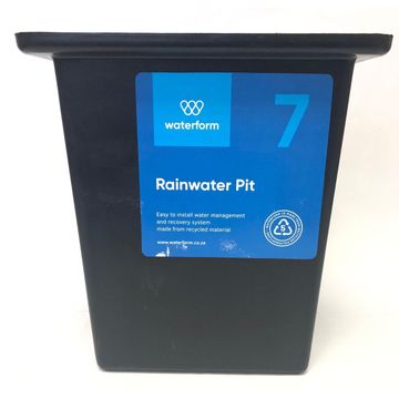 PVC Drain Pit Black WATERFORM