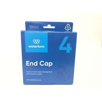 PVC Drain End Cap Black WATERFORM