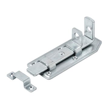 Door lock bolt galvanised 100x50mm vormann
