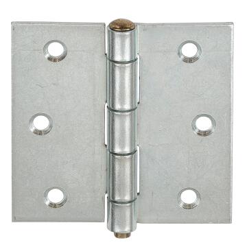 Square hinge w/pin galvanised 100x100mm vormann