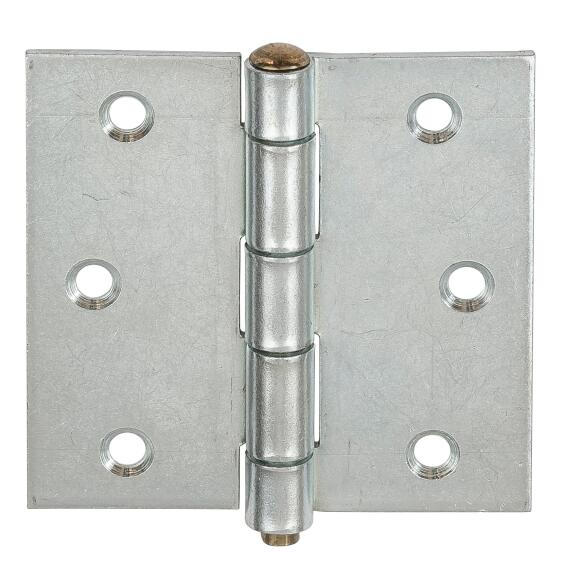 Square hinge w/pin galvanised 75x75mm vormann