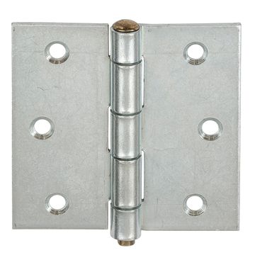 Square hinge w/pin galvanised 75x75mm vormann