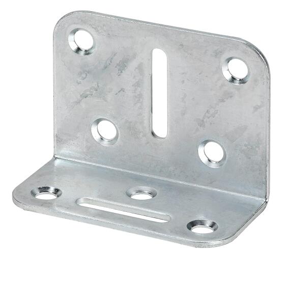 Adjustable bracket galvanised 70x50x35mm vormann