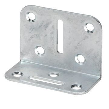 Adjustable bracket galvanised 70x50x35mm vormann