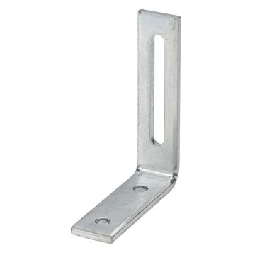 Adjustable bracket galvanised 80x65x20mm vormann