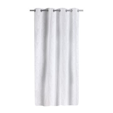 Inspire sheer net eyelet curtain kyliam white 140 x 280 cm