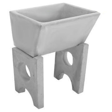 Single Wash Trough Concrete