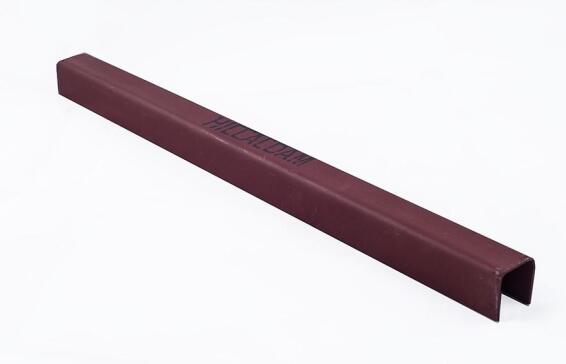 Sliding Mechanism Accessory Aluminium Bottom Track 814A Silver-2400mm