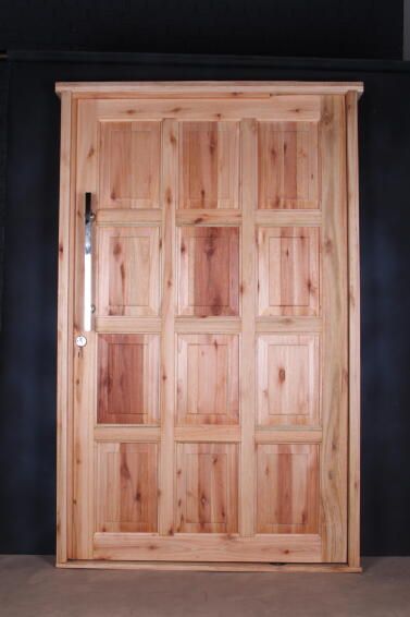 Entry Door Saligna with Frame (prehung) 12 Panel Pivot Right Hand Opening-w1310x2120mm