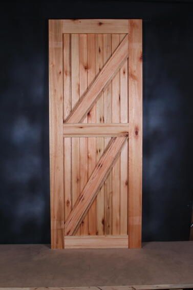 Service Door Saligna Framed & Ledged-w813xh2032mm