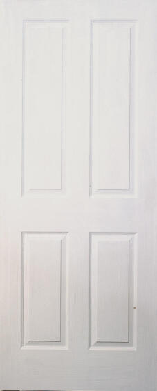 Interior Door Deep Moulded Townsend 4 Panel Prefinished White