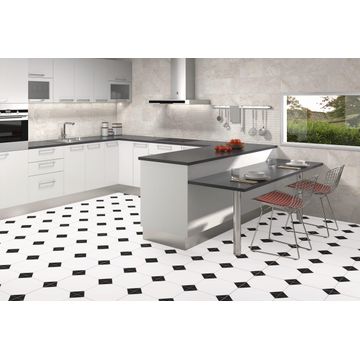 Wall Tile Ceramic Ballroom Black 450X450MM ( 1.22m2/box)