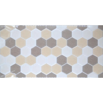 Wall Tile Ceramic Mix Beige Hexagon 300X600MM (0.9m2/box)