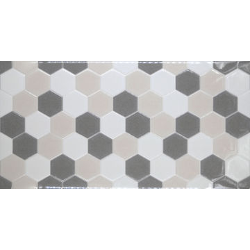 Wall Tile Ceramic White Hexagon 300X600MM