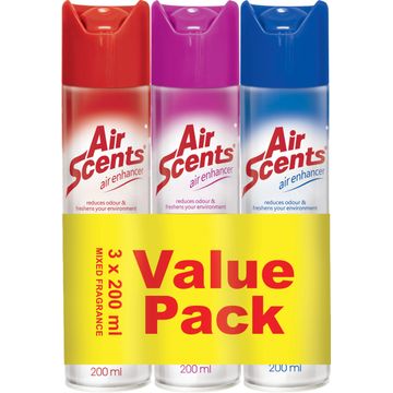 AIR SCENTS 200ML X 3 MIXED