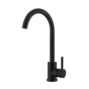 Bijiou Prestige Single  Mixer Kitchen Tap Black