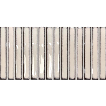 Wall Tile Ceramic Osaka Bars White 125X250MM (0.44m2/box)