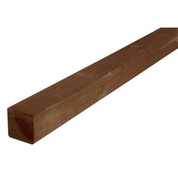 Post Wooden Brown 7 cm X 7 cm X 240 cm