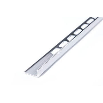 Tiling Aluminium Straight Edge Trim 12mm (2.5m)