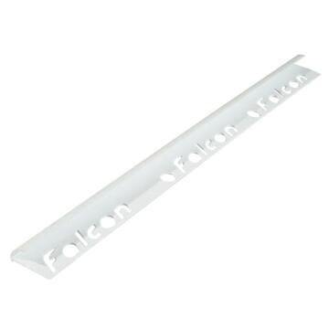 Round Edge PVC White 9mm (2.4m)