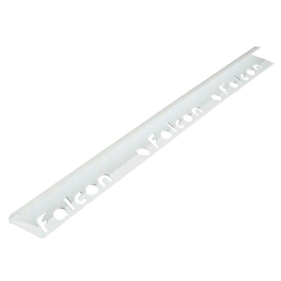 Tiling PVC Round Edge Trim White 9mm (2.4m)