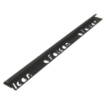 Round Edge PVC Black 12mm (2.4m)