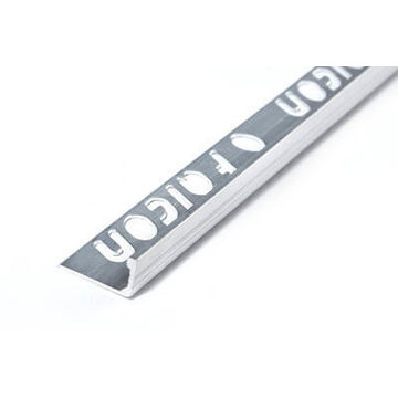 Straight Edge Aluminium Polished Silver 10mm (2.5m)