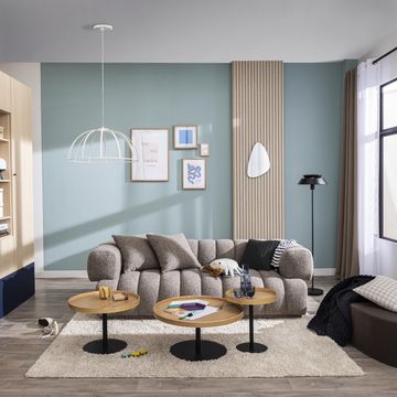 Inspire eyelet curtain raspberry trench 200x280cm