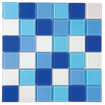 Mosaic Tile Glass Horizon Mix L30cm x W30cm (per sheet)