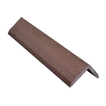 Naterial Composite Co-extruded Finishing Profile Dark Wood 240x4x5.5cm