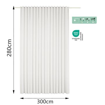 Inspire net curtain zadig white gtht 300x280cm