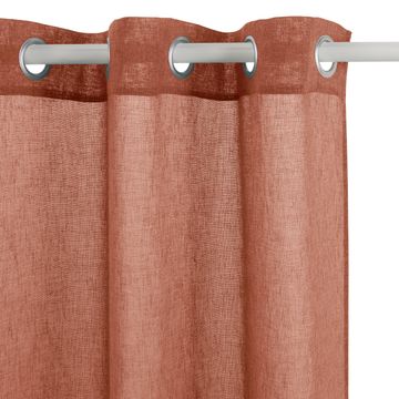 Inspire net eyelet curtain zadig cotta 140x280cm