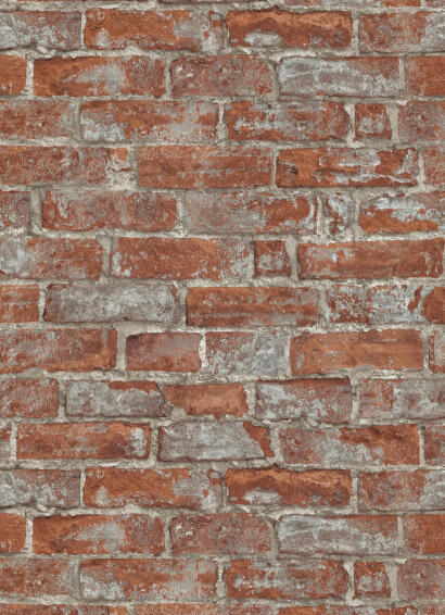 Rasch Imitation Facebrick Wallpaper 10mx53cm