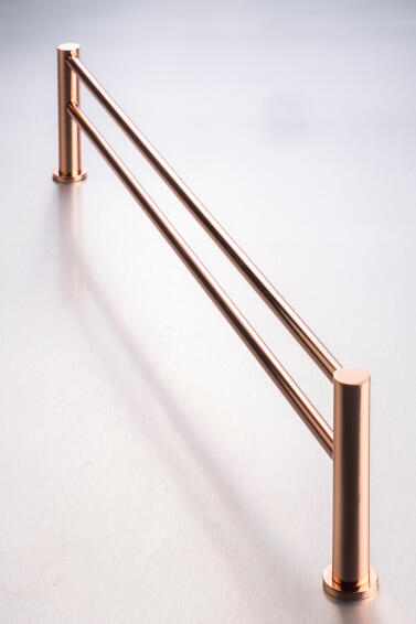 Double Towel Rail Demola Copper 760mm Gio