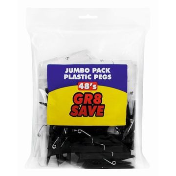 GR8 SAVE JUMBO PEGS 48 PACK