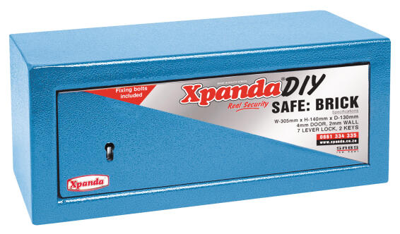 Safti-box brick blue xpanda